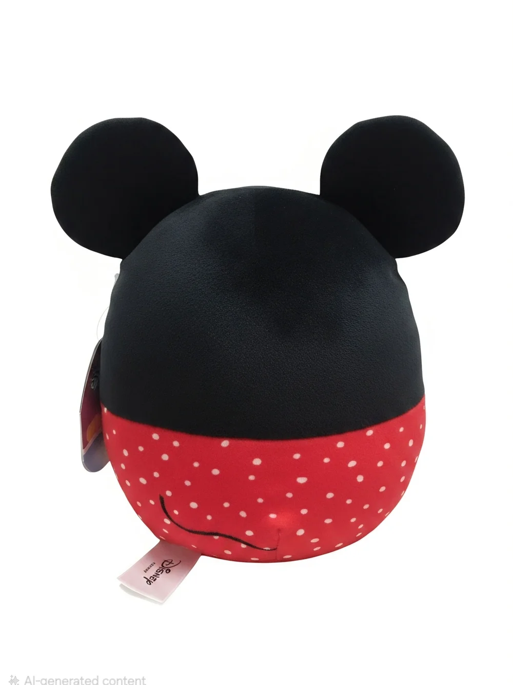 8' NWT Disney Mickey Plush Kids Accessory - Black, Red & Pink Squishmallow